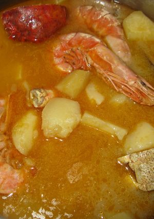 Foto principal de Guiso de patatas con marisco