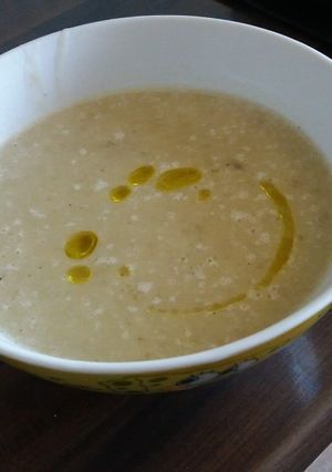 Una foto de Puré de borraja