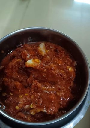 लाल मिर्च की चटनी(lal mirch ki chutney recipe in hindi) रेसिपी मुख्य फोटो