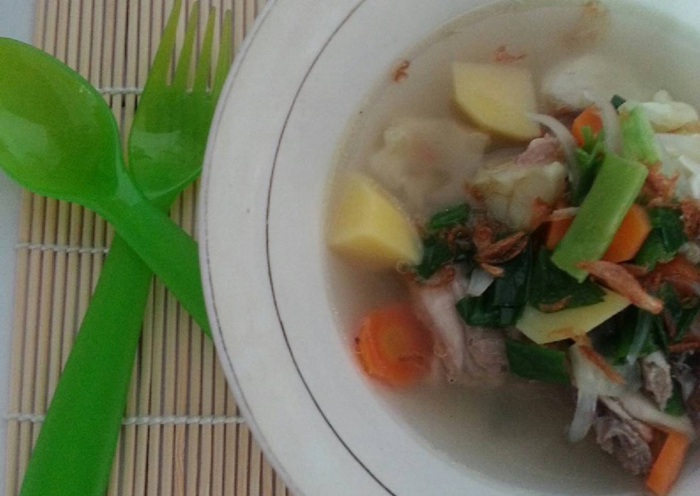 Sop Ayam Kampung Mpasi