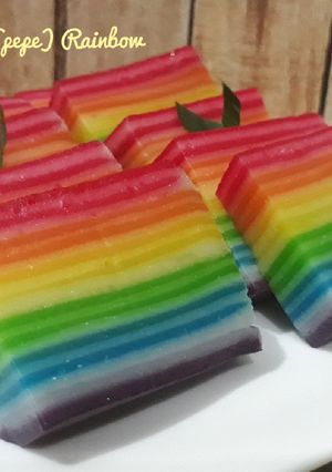 Foto resep Lapis Sagu (Pepe) Rainbow #pr_lapistradisional