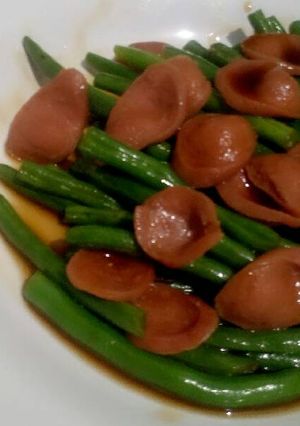 Foto resep Tumis buncis baby lada hitam