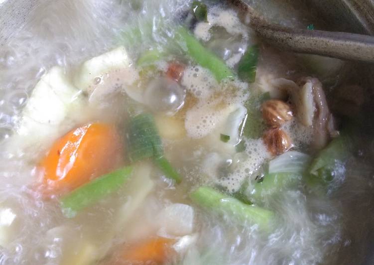 DICOBA@ Resep Sup ayam resep ibu masakan harian