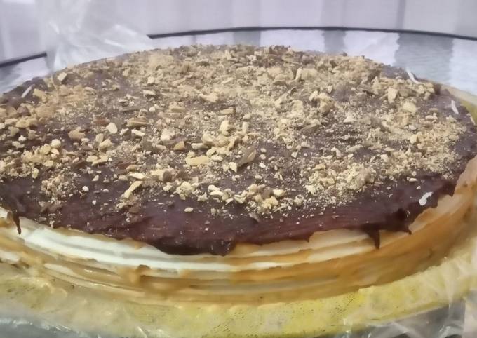Вафельный торт рецепт с фото