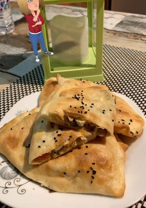 صورة لوصفة فطيرة الدجاج