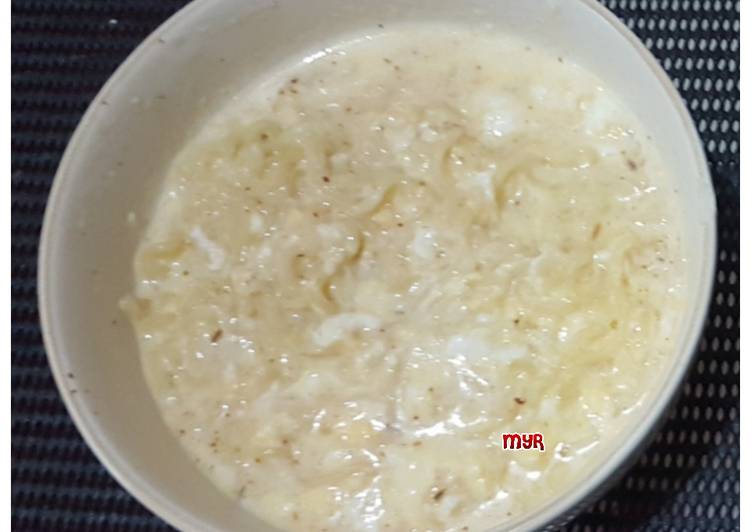 Resep Indomie Creamy Telur Keju Kuah Susu, Menggugah Selera
