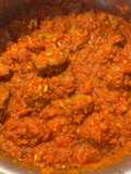 Seitan en salsa de tomate casera