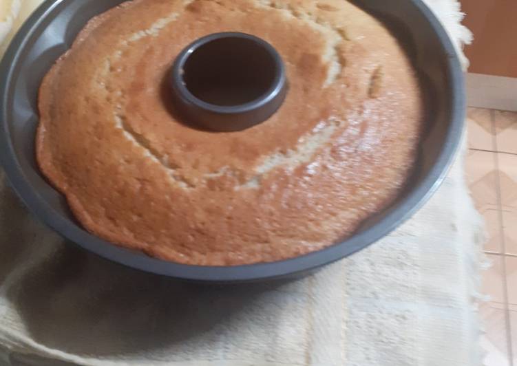 Queque casero de plátano