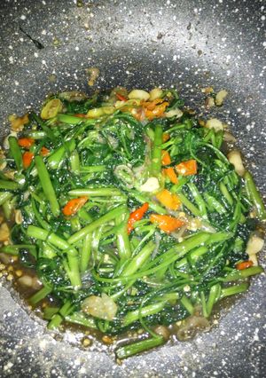 Foto resep Tumis Kangkung saus tiram aji saestu