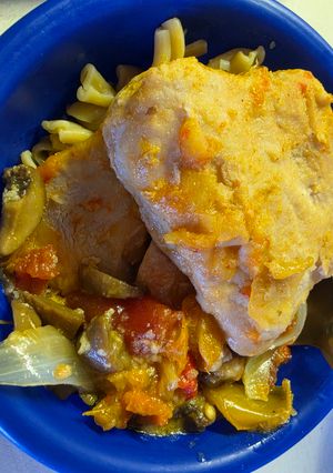 Gazdag lecsós szelet recept fotója