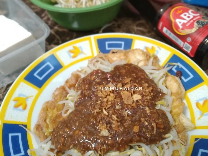 Cara Gampang Membikin Resep Tahu telur bumbu kacang yang Sempurna Anti Ribet, Mantap