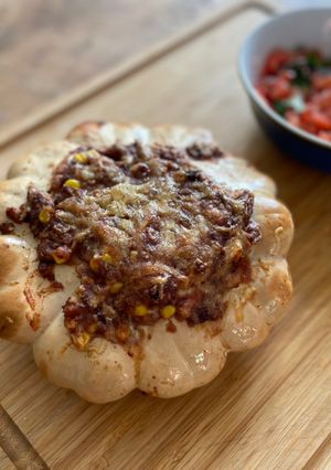 A picture of Stuffed patty pan.