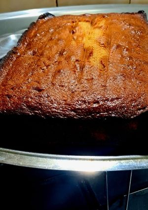 Una foto de Budín de melón y mandarinas