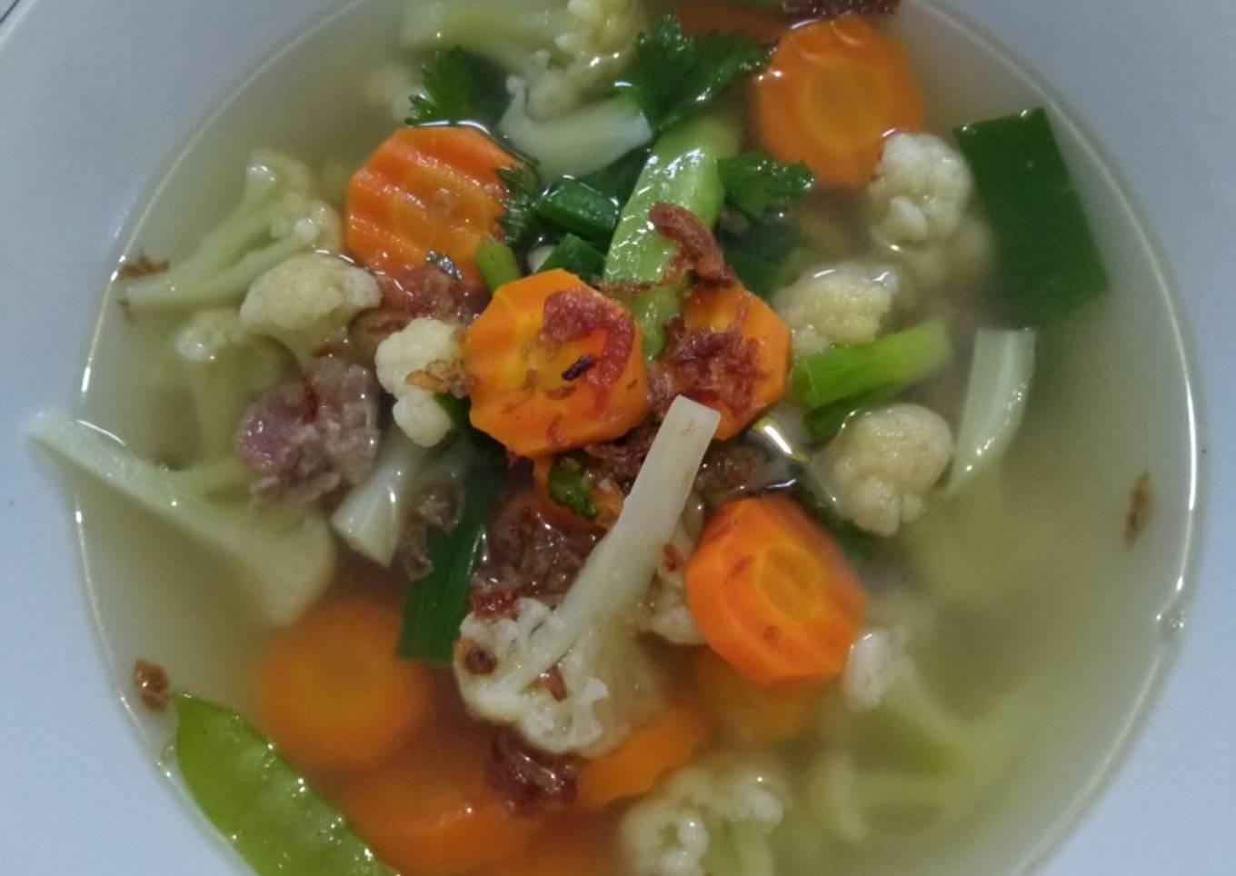 Soup ayam sederhana