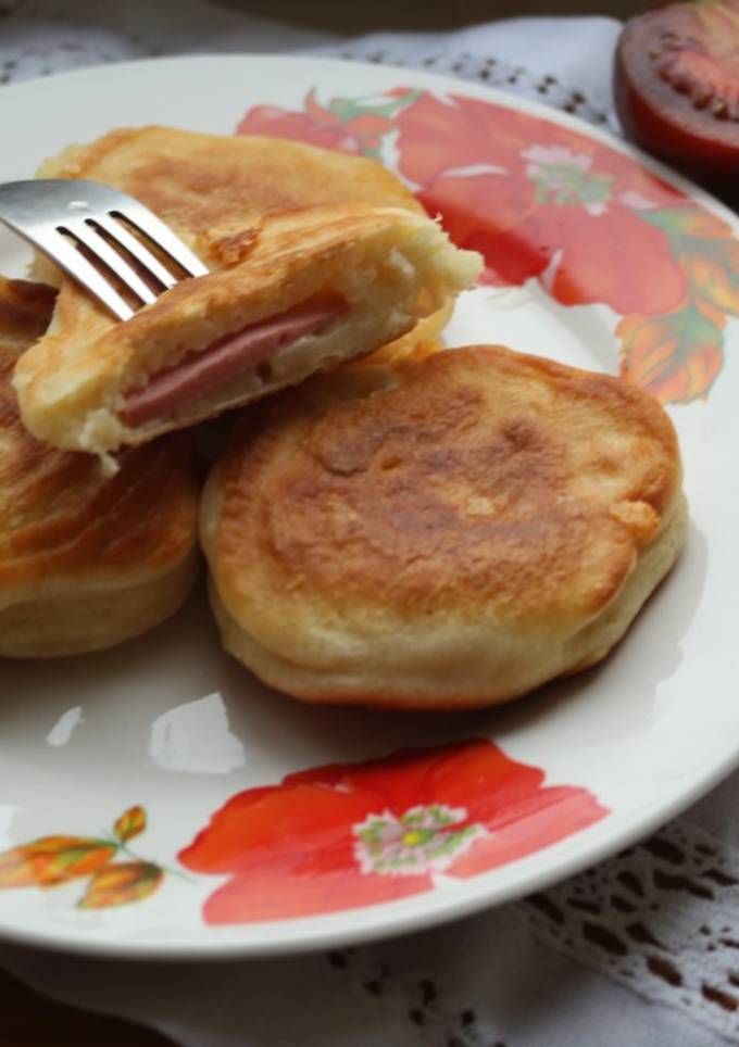 Оладки з начинкою