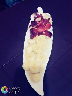 صورة لوصفة موز 🍌 و تفاح 🍎 و عسل 🍯