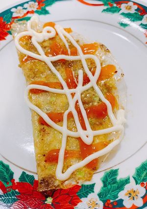 Hình của món Bánh tráng nướng bếp điện.