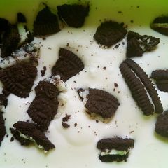 A picture of Oreo icecream.