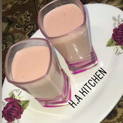 A picture of Watermelon& Banana smoothie.