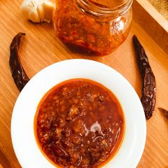 Asian Chilli Garlic Paste A picture of Asian Chilli Garlic Paste.
