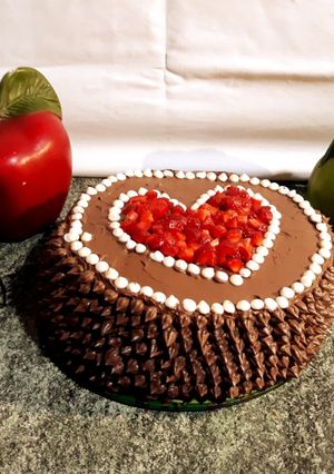 Una foto de Pastel de chocolate