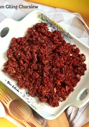 Foto resep Ayam Giling Charsiew (isian bakpao)