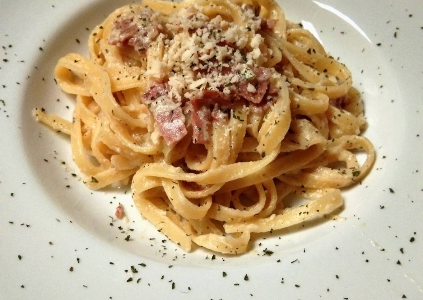 Cara Gampang Membuat Spaghetti Carbonara, Enak Banget