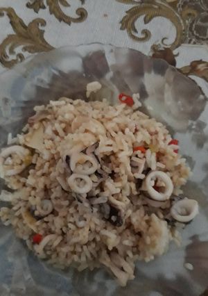 Foto resep Nasi goreng cumi pedas