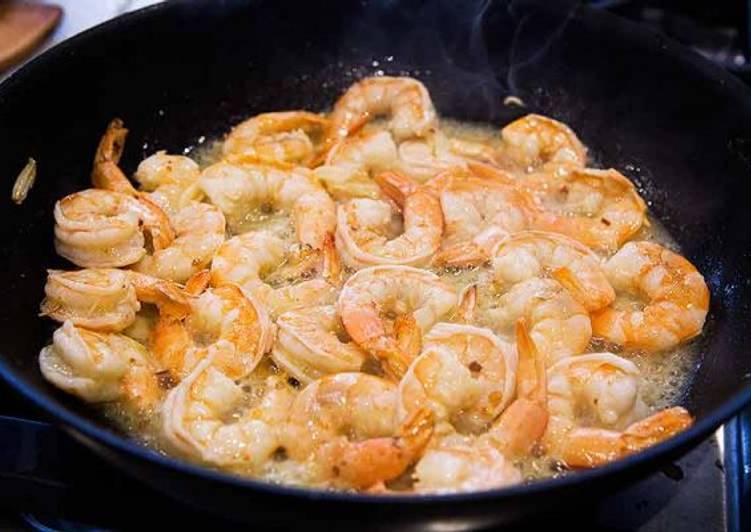Steps to Prepare Homemade Shrimp Scampi