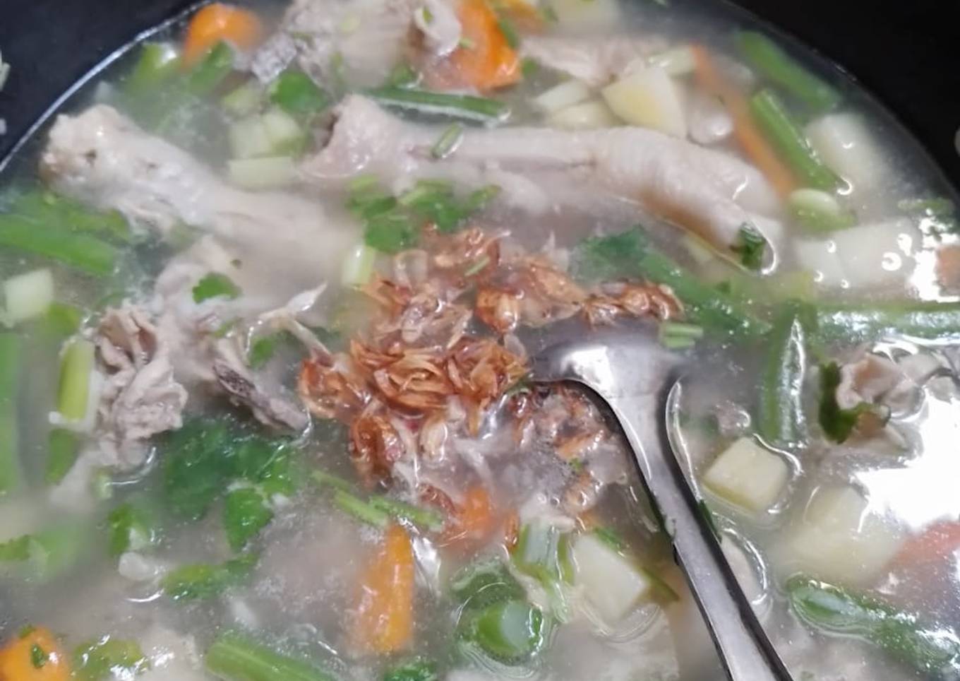 Sup ayam sayur