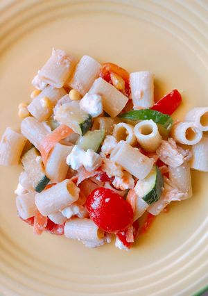 Foto di Pasta fantasy 🌽 🍅 🥒 🧀
