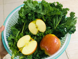 Nước ép cải kale (cải xoăn)-táo