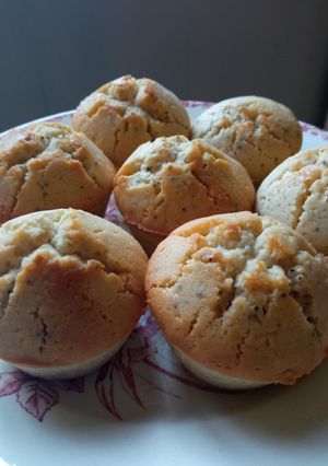 Une photo de Muffins citron pavot