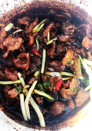 Hình của món Kho quẹt ngon bá cháy.