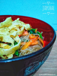 Foto resep Japchae Korean Glass Noodles
