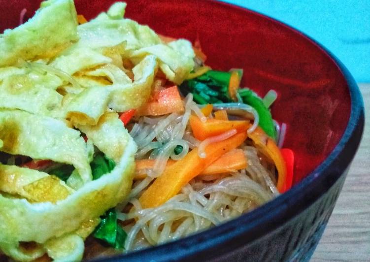 Resep Japchae Korean Glass Noodles, Bisa Manjain Lidah
