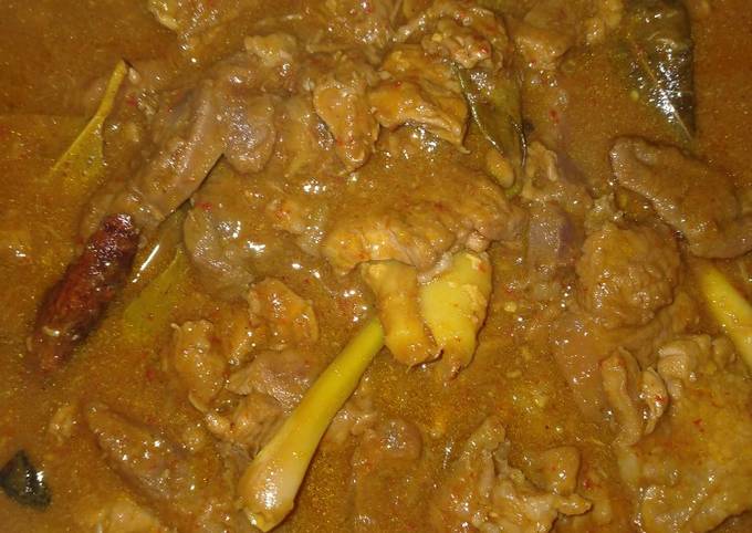 Ini dia! Resep enak membuat Kalio daging sapi  nagih banget