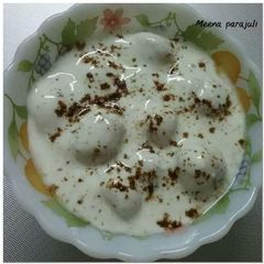Makhana raita A picture of Makhana raita.