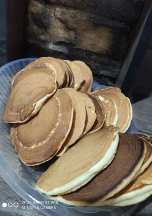 عکسی از دستور پنکیک پنبه ای
