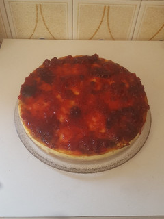 Una foto de Tarta de queso con horno