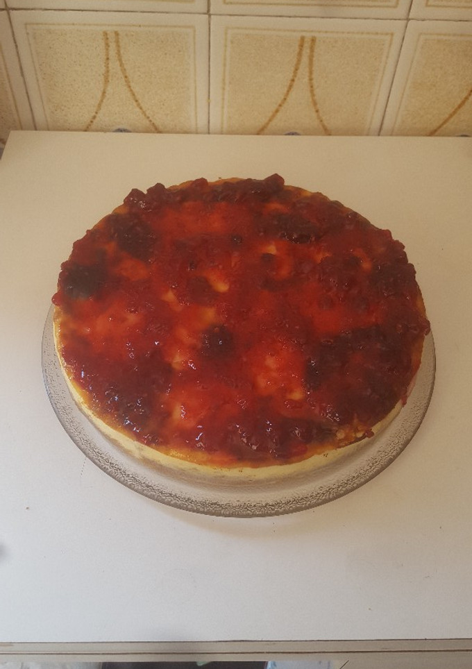 Una foto de Tarta de queso con horno
