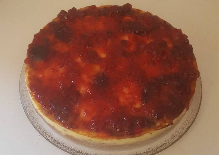 Tarta de queso con horno