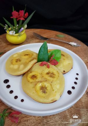 Foto resep Pancake pisang keju