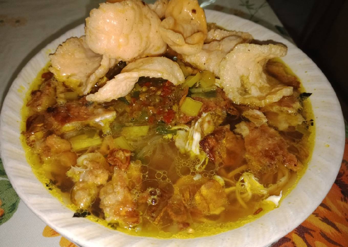 Soto ayam sederhana