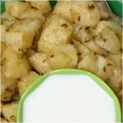 A picture of Aloo jeera (vrat).