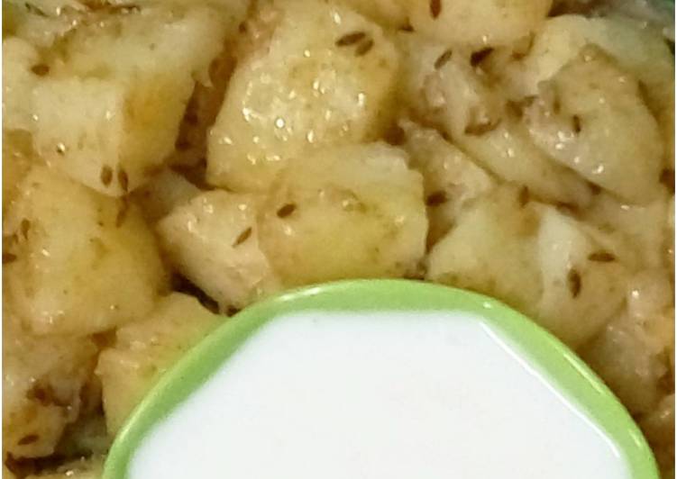 Easiest Way to Make Ultimate Aloo jeera (vrat)