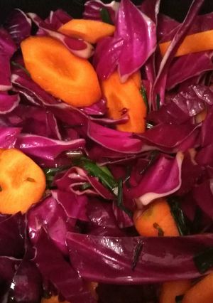 A picture of Curried Cabbage and Carrots.