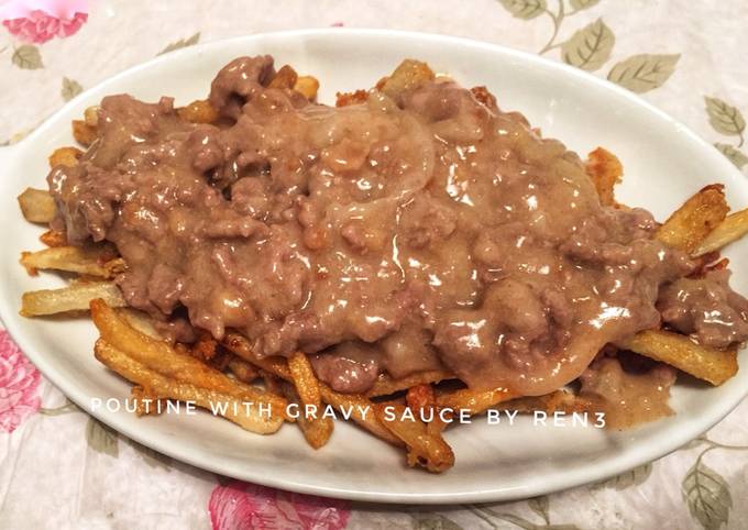 Bagaimana Menyiapkan Poutine dengan saus gravy, Menggugah Selera