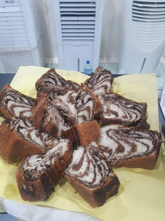 A picture of Zebra cake.
