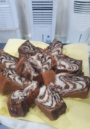 A picture of Zebra cake.
